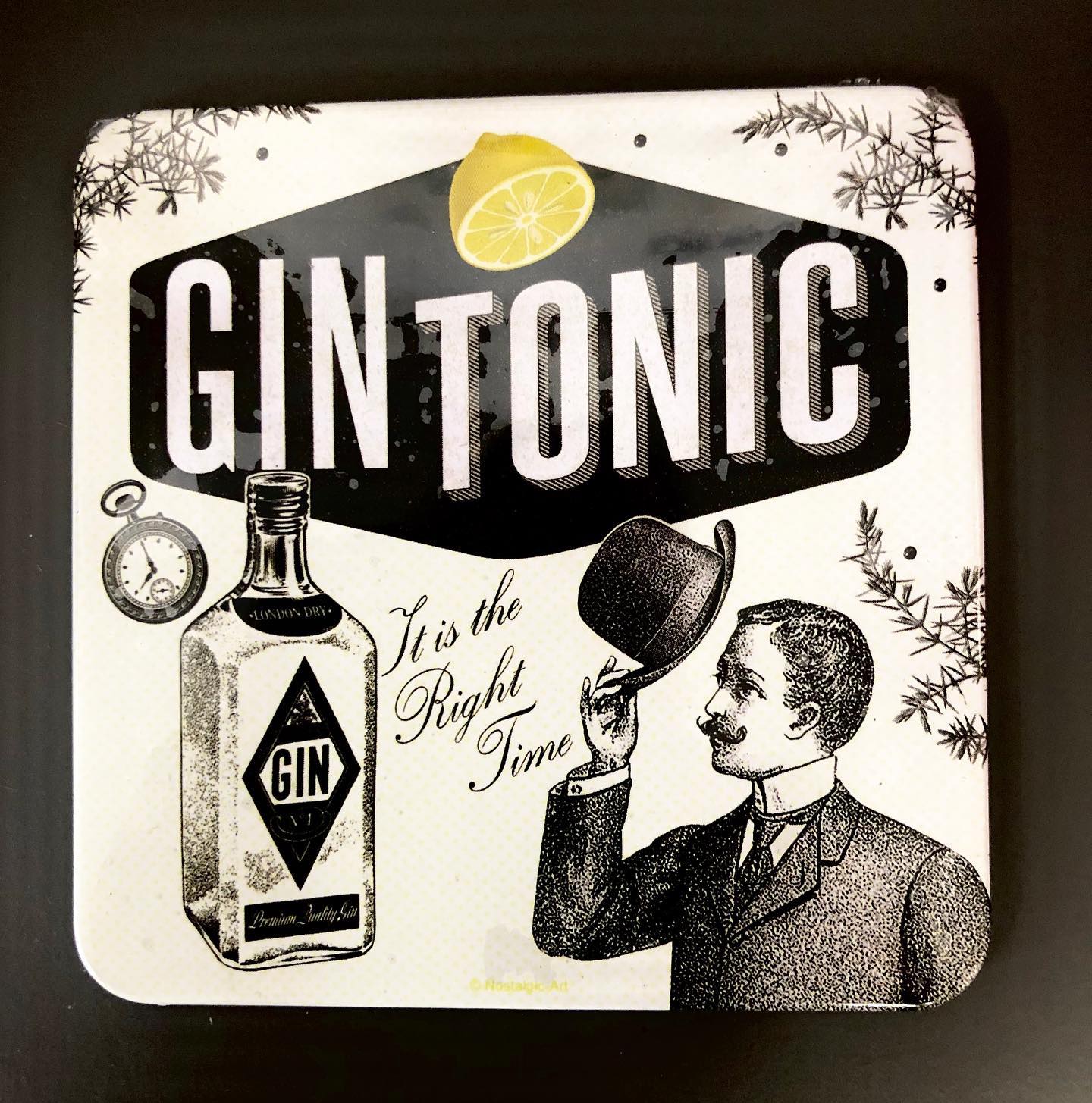 Glasunderlägg Gin Tonic